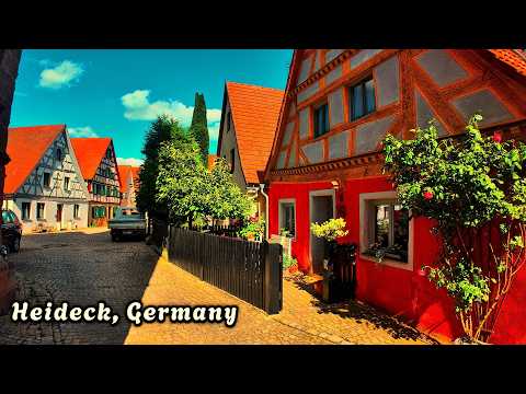 Traumhafter Sommer-Spaziergang in Heideck | 4K Deutsche Landschaft, Dorftour