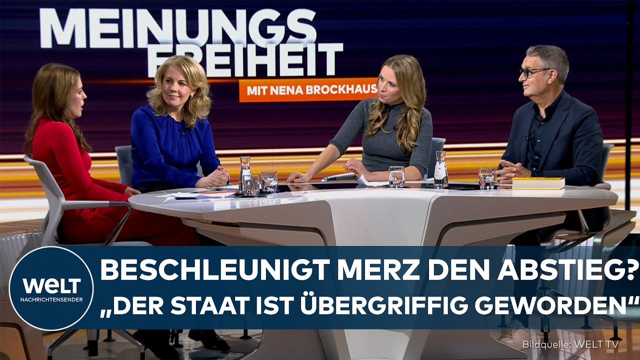 MERZ UND DEUTSCHLANDS ABSTIEG: Debatte über enttäuschte Erwartungen an den Kanzler |MEINUNGSFREIHEIT