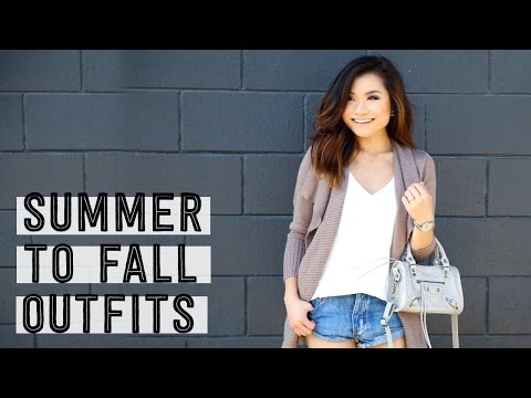 Summer to Fall Transitional Outfits | LookBook | Miss Louie Video
