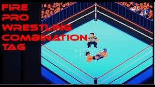 Fire Pro Wrestling Combination Tag playing on the NEC PC Engine (TurboGrafx-16)
