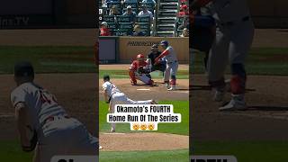 Kazuma Okamoto hits his FOURTH home run of the series ???? #MLB #BlueJays