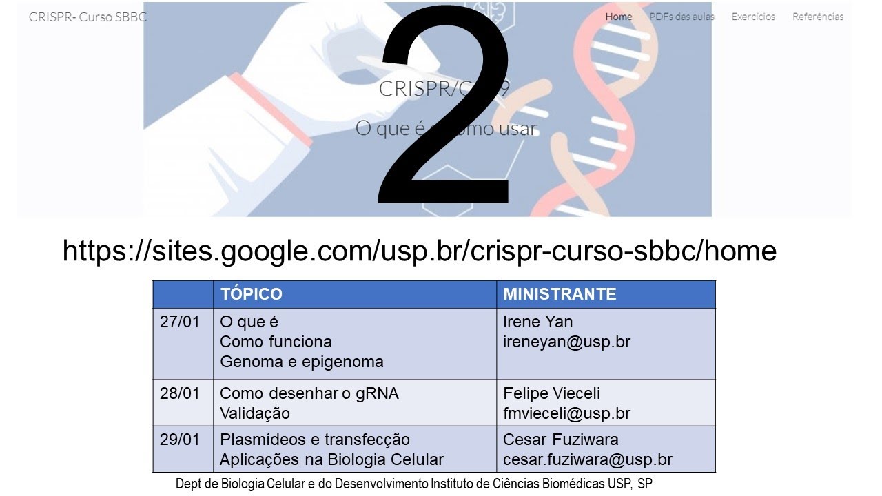 CRISPR/Cas9: Como desenhar o gRNA e validação da edição