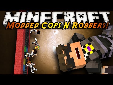 Sky Does Everything - Minecraft Mini-Game : MODDED COPS N ROBBERS! ANTI GRAVITY!