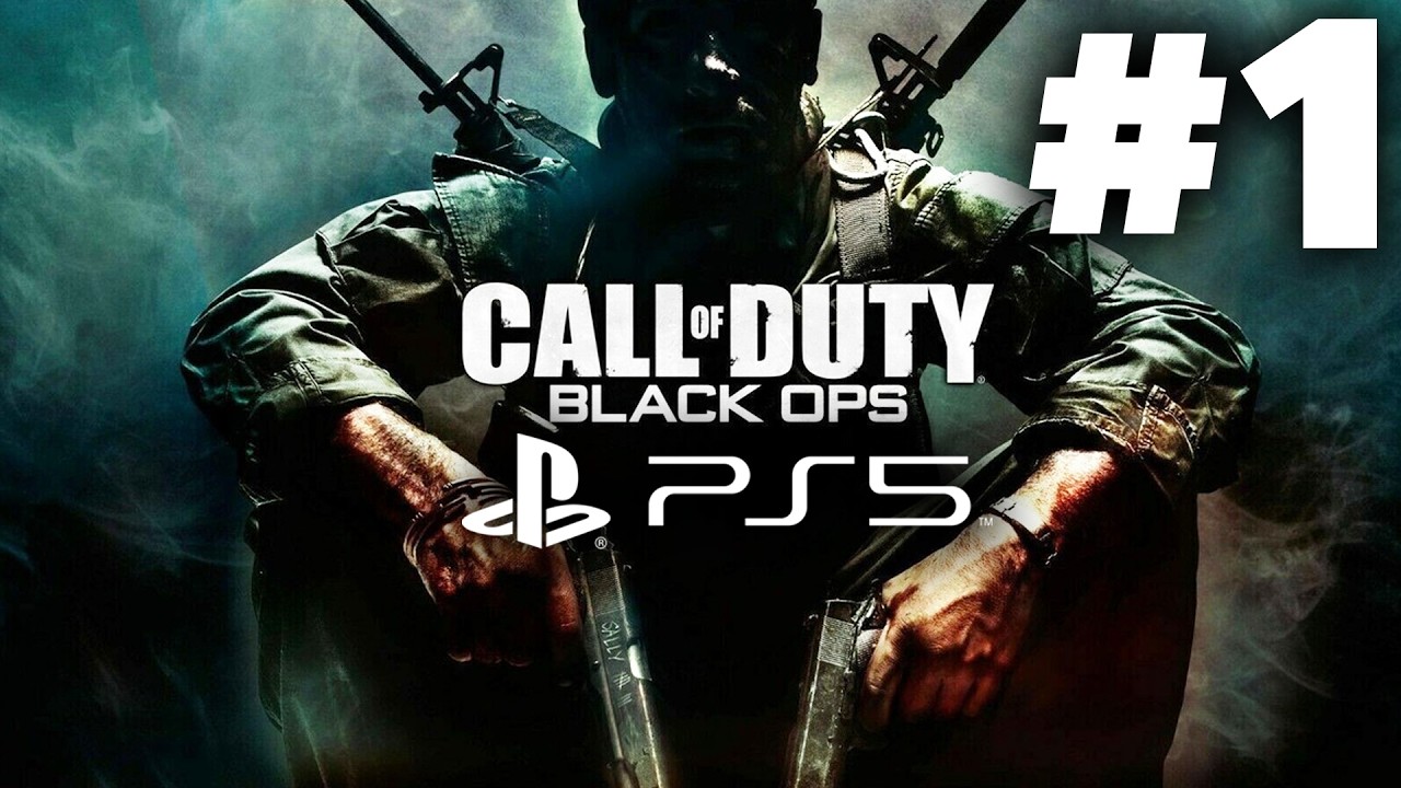 Call of Duty Black Ops PS5 Gameplay Walkthrough Part 1 - FINALLY ON PS5
