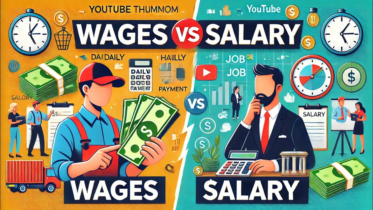 Wages vs Salary | Key Differences Explained Simply #wages #salary