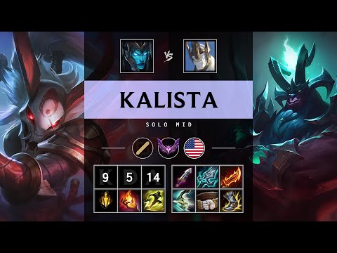 Kalista Mid vs Galio - NA Master Patch 25.17