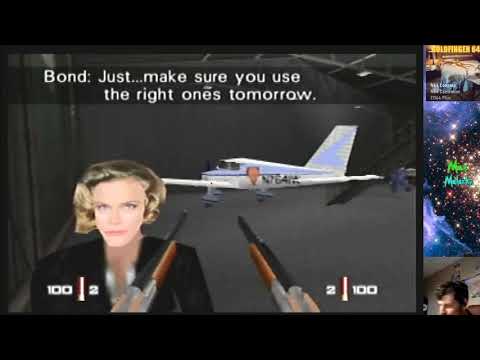 Goldfinger 64: HIDEOUT - Agent.  Record speedrun - New Cheat Available!