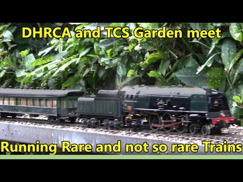 DHRCA and TCA meeting in the Garden running many different classic toy and model trains in 0 (and 1)