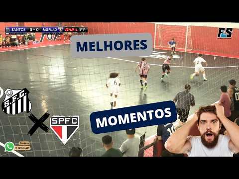 Melhores Momentos Santos x São Paulo Sub-12 Campeonato Estadual Base A1 | Falando Live Sports