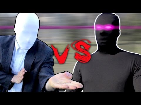 Slenderman vs Enderman (Live Action Video)