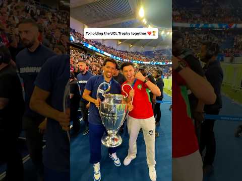 UCL Trophy with Marquinhos❤️🏆