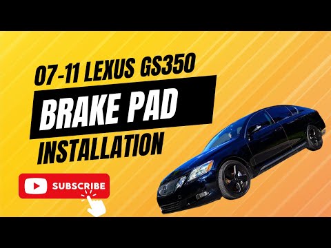 LEXUS GS350 BRAKE PAD CHANGE