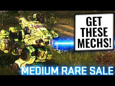 GET THESE MECHS @ MEDIUM RARE SALE! - Mechwarrior Online 2019 MWO