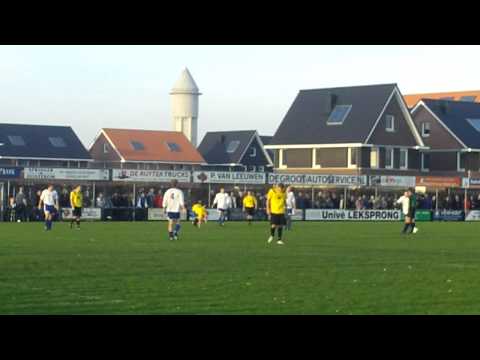 Spelfragment uit de Zederikderby sv Meerkerk-Ameide