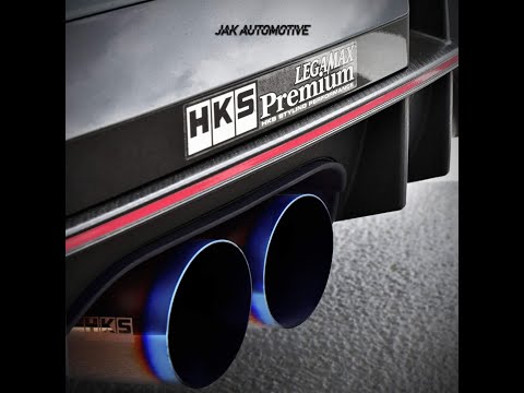 HKS Legamax & HKS SQV4 BOV Flyby FK8 Civic Type R on Track