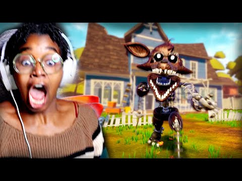 FOXY IS IN HELLO NEIGHBOR AND HE'S THE SPEED OF LIGHT