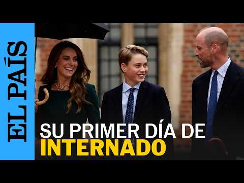 Kate Middleton y Guillermo de Inglaterra acompañan al príncipe Jorge al Etan College | EL PAÍS