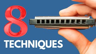 Blues Harmonica Tips  - The 8 Basic Techniques