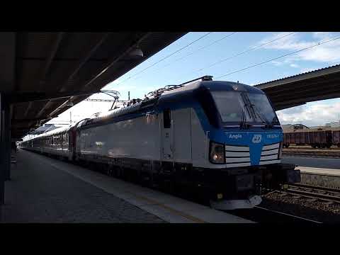 20251025 15:26 Ostrava hl.n.: EC115 " Cracovia" / EC 130 #českédráhy #czech "Báthory" +100min?