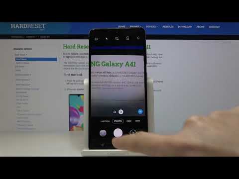 How to Turn On/Turn Off Camera Watermark in SAMSUNG Galaxy A41 – Set Watermark
