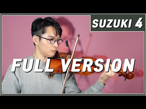 Suzuki Violin School Book Vol. 4 Full Version @bochankang