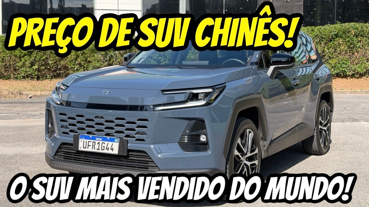 NOVO Toyota RAV4 2026 - PREÇO DE SUV CHINÊS! MUITO COMPLETO E ECONÔMICO!