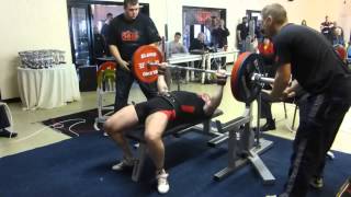 preview picture of video 'Sheridan Wray (M1 Unequipped/Classic) 170kg British Benchpress Record'