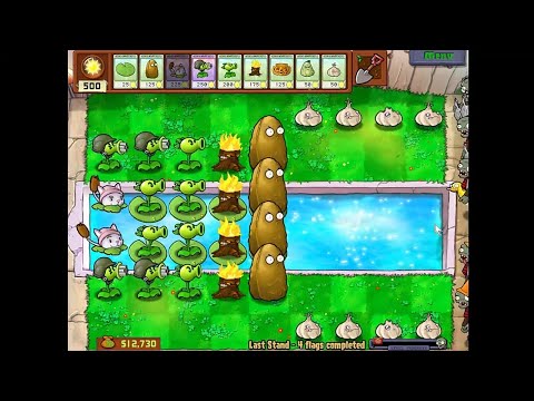 Plants vs Zombies | Mini Games: Last Stand