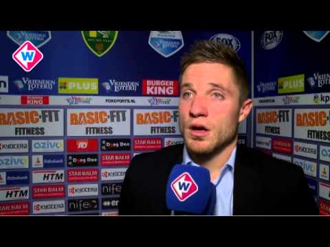 Reactie ADO-speler Aaron Meijers na ADO Den Haag - Heracles Almelo