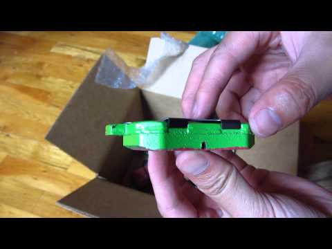 EBC Green Stuff Brake Pads Unboxing and Review in 1080p