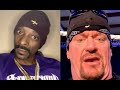 Snoop Dogg Eyes Get Big After The Undertaker Tells Him Paul Bearer Was A Real Mortician Snoop Dogg Eyes Get Big After The Undertaker Tells Him Paul Bearer Was A Real Mortician