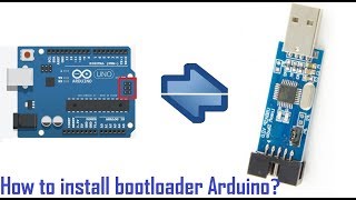 How to install bootloader onto arduino with USBasp