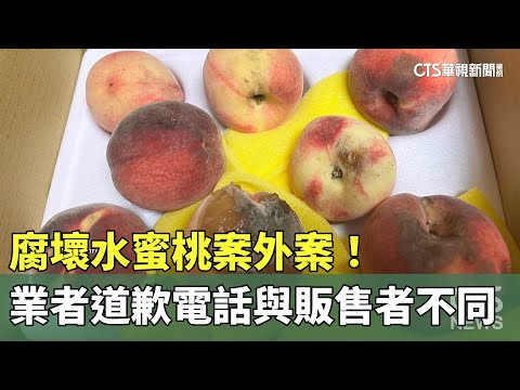 腐壞水蜜桃案外案！　業者道歉電話與販售者不同