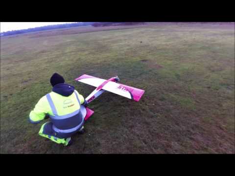 HK Giant Stick with 50 cc engine as towplane