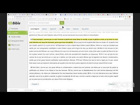 L'ETUDE BIBLIQUE DE L'EPITRE DE ROMAIN CHAPITRE 5: 30 MAI 2023