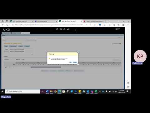 Kronos Availability Templates