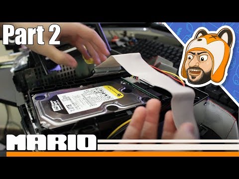 Let's Upgrade an Original Xbox! - 80 Wire IDE Cable & 1TB SATA Hard Drive Install - Part 2