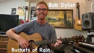 Buckets of Rain Guitar Lesson - Bob Dylan (Fingerstyle)