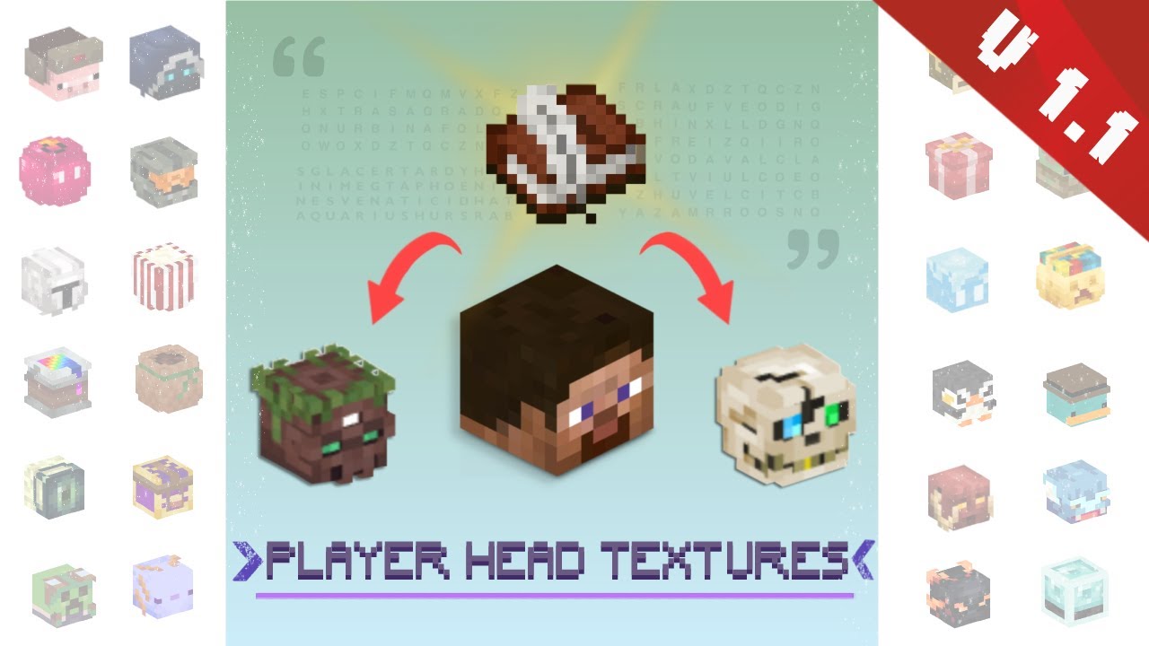 Player Head Textures datapack - V1.1