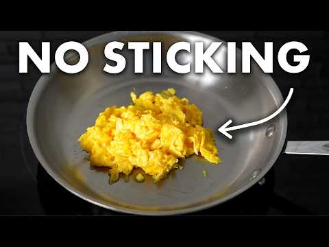 How To Cook Scrambled Eggs With Stainless Steel Pan Without Sticking