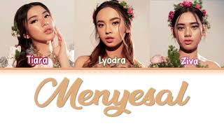 Download lagu Menyesal - Lyodra Tiara Ziva Present by Yovie Widianto [Lirik Lagu] Color Code Lyric by Lily Hale mp3