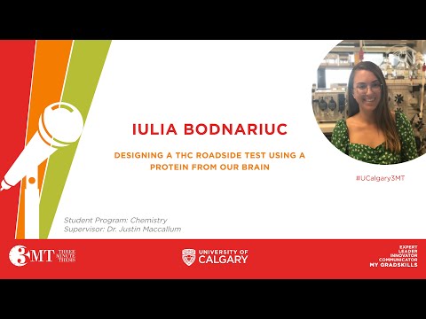 UCalgary Three Minute Thesis (3MT) 2020 Finals - Iulia Bodnariuc