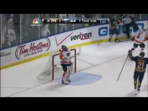 Thomas Vanek gorgeous breakaway goal vs Flyers - NHL 20/1/13