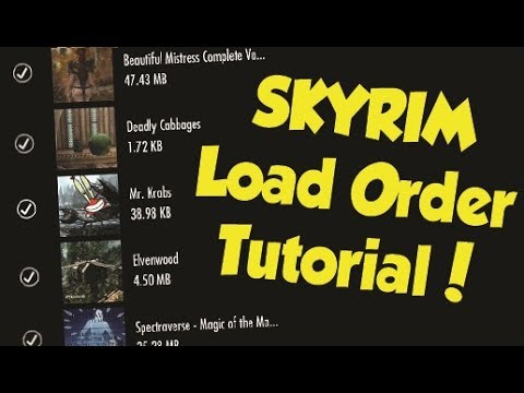 Skyrim How to Properly Arrange Your Load Order! (Xbox One & PS4 Mod Tutorial)
