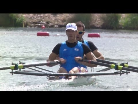 Men's Lightweight Double Sculls Rowing 4th Heat Replay -- London 2012 Olympics