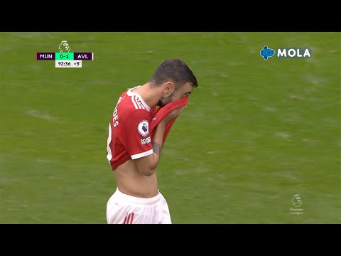 Premier League | Bruno Fernandes Penalty Missed | Manchester United vs Aston Villa