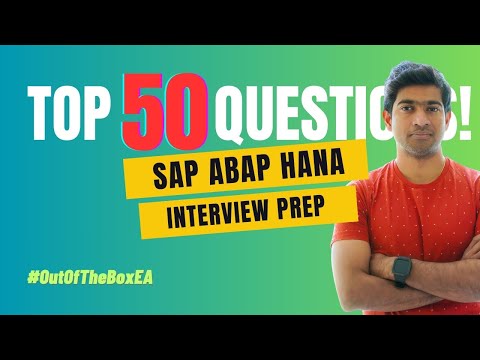 Top 50 SAP ABAP HANA Interview Questions & Answers! #abap #hana #interview
