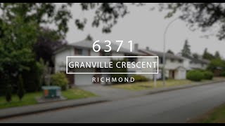 JUST SOLD 6371 Granville Crescent Richmond Present by Steven Zheng PREC*