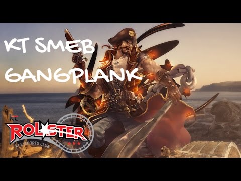 KT Smeb GANGPLANK vs POPPY Top - Patch 6.24 KR Ranked