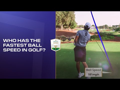 Who has the Fastest Ball Speed in Golf? | 2022 DP World Tour Championship
